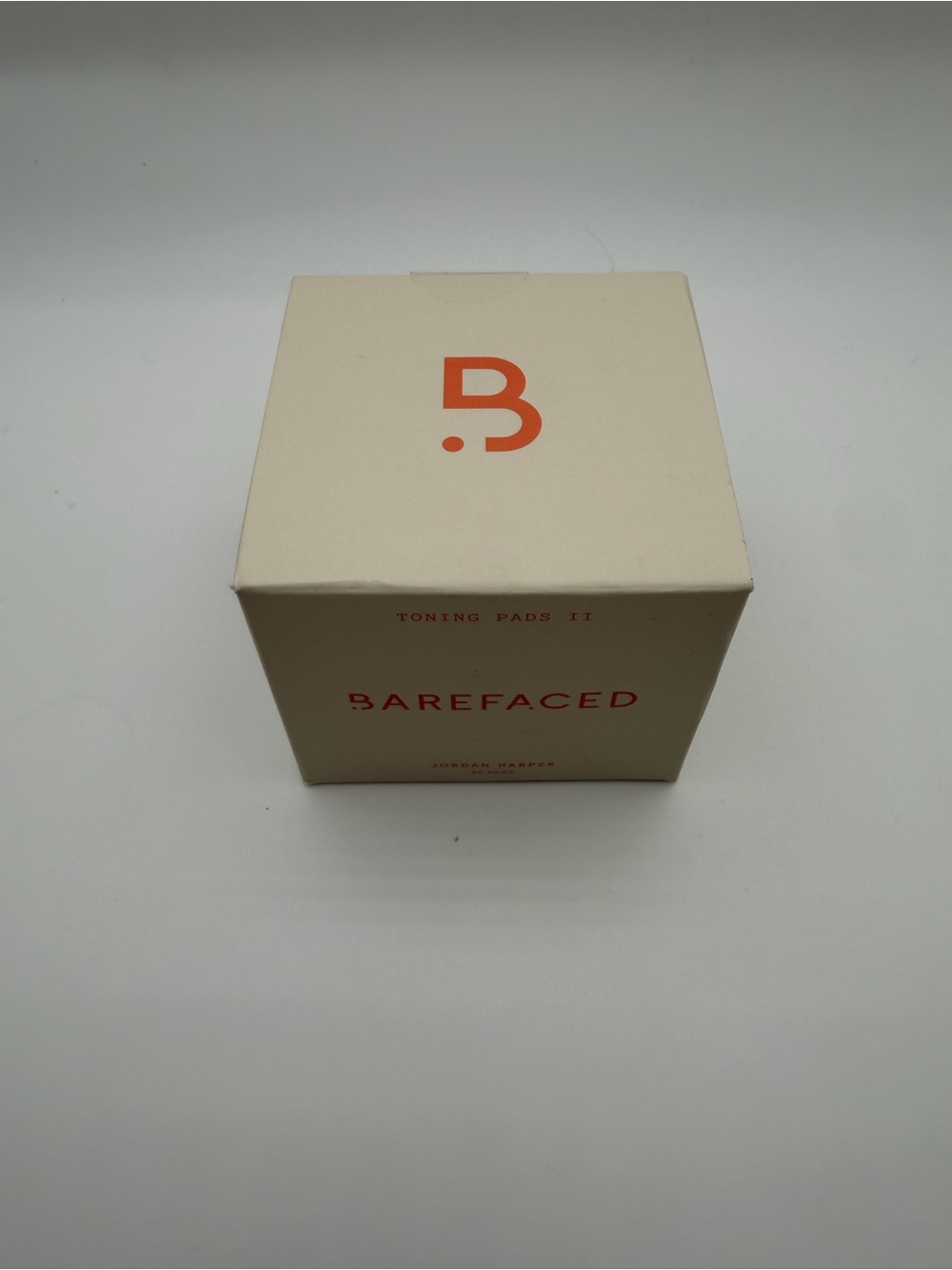Barefaced Toning Pads II - Beige Box with Orange Logo